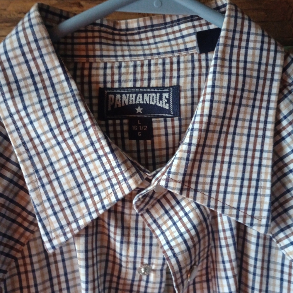 Panhandle pearl snap size L NWOT